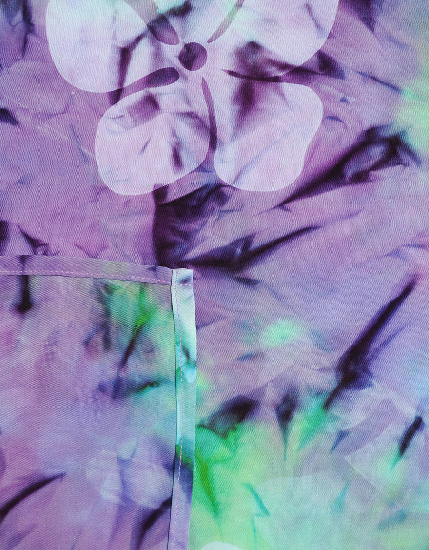 【デザインロング,パレオ】デザインロング（パームリーフ ）シーブリーズ