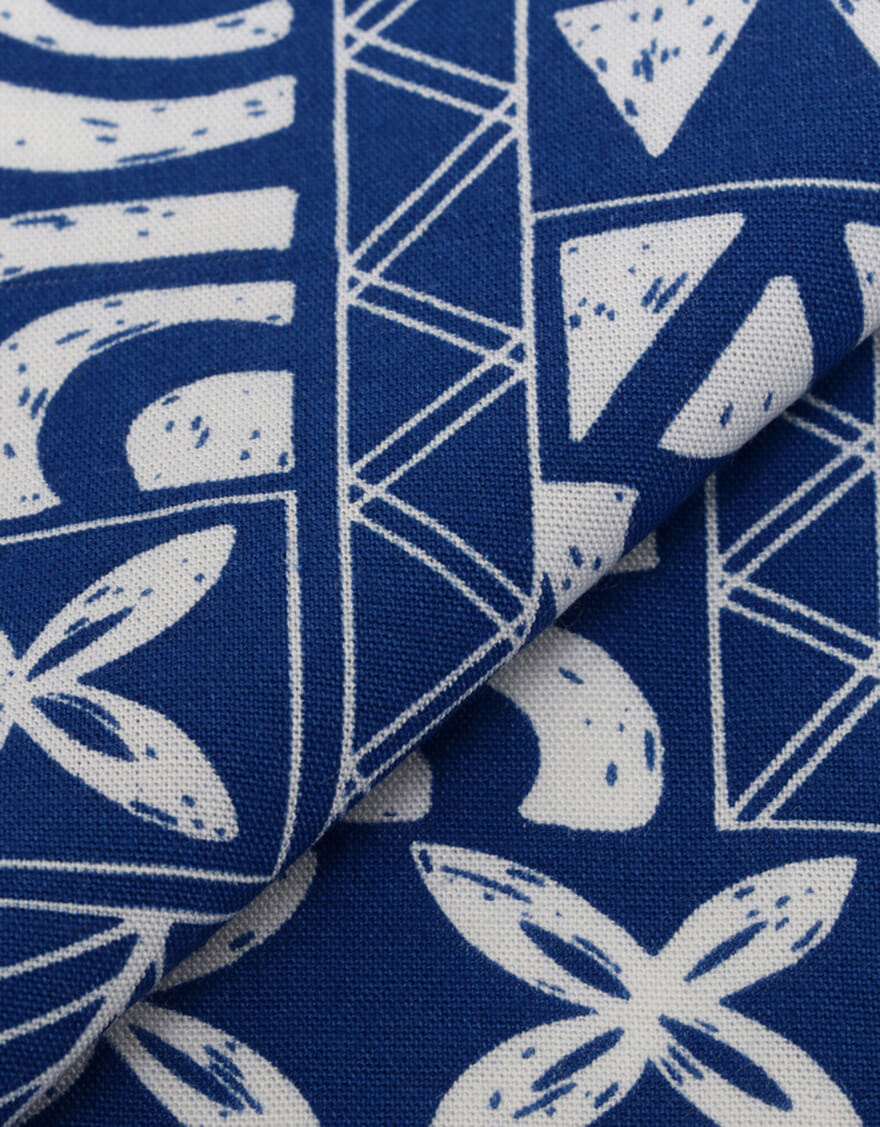 【デザインショート,パレオ】デザインショート（タパオ）ブルー