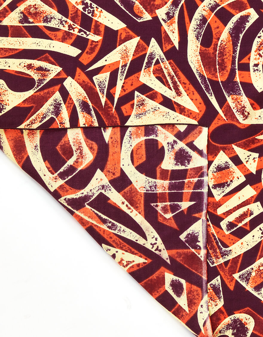 【デザインロング,パレオ】デザインロング（トライバル）サンタン