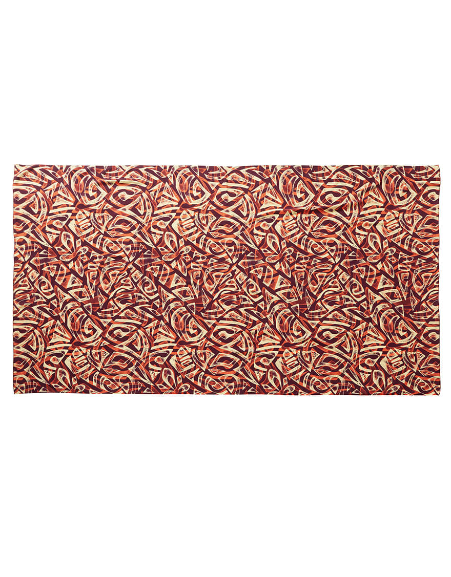 【デザインロング,パレオ】デザインロング（トライバル）サンタン