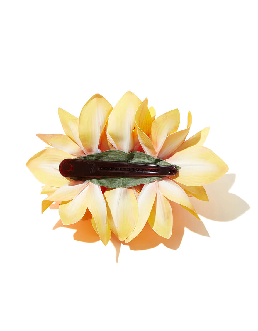 【クリップ/ピック,ヘアーアクセサリー】シンビジウムクリップ（マンダリン）