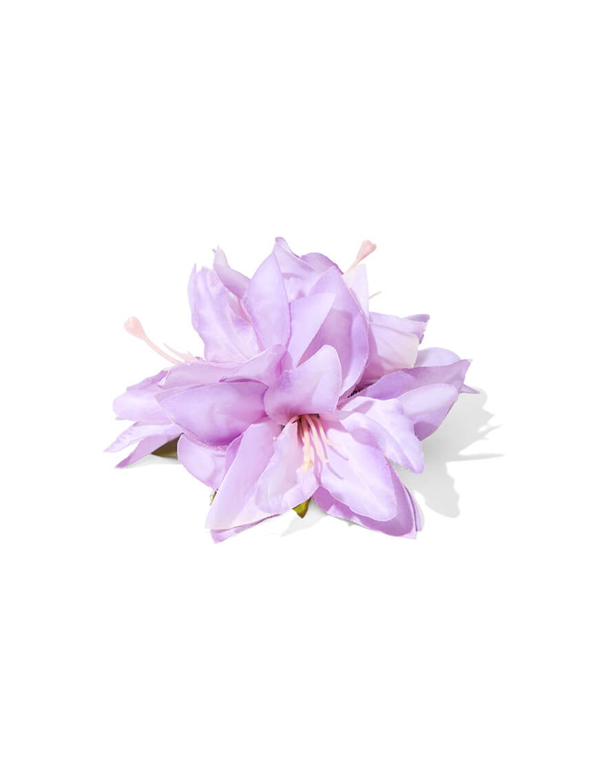 【クリップ/ピック,ヘアーアクセサリー】アネラリリークリップ（パステルラベンダー）