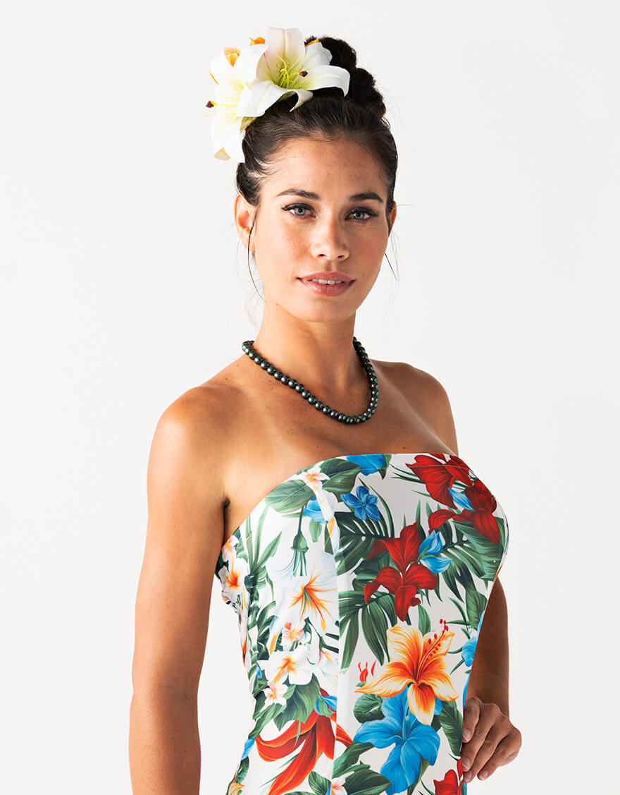 【クリップ/ピック,ヘアーアクセサリー】リリナクリップ（ホワイト）