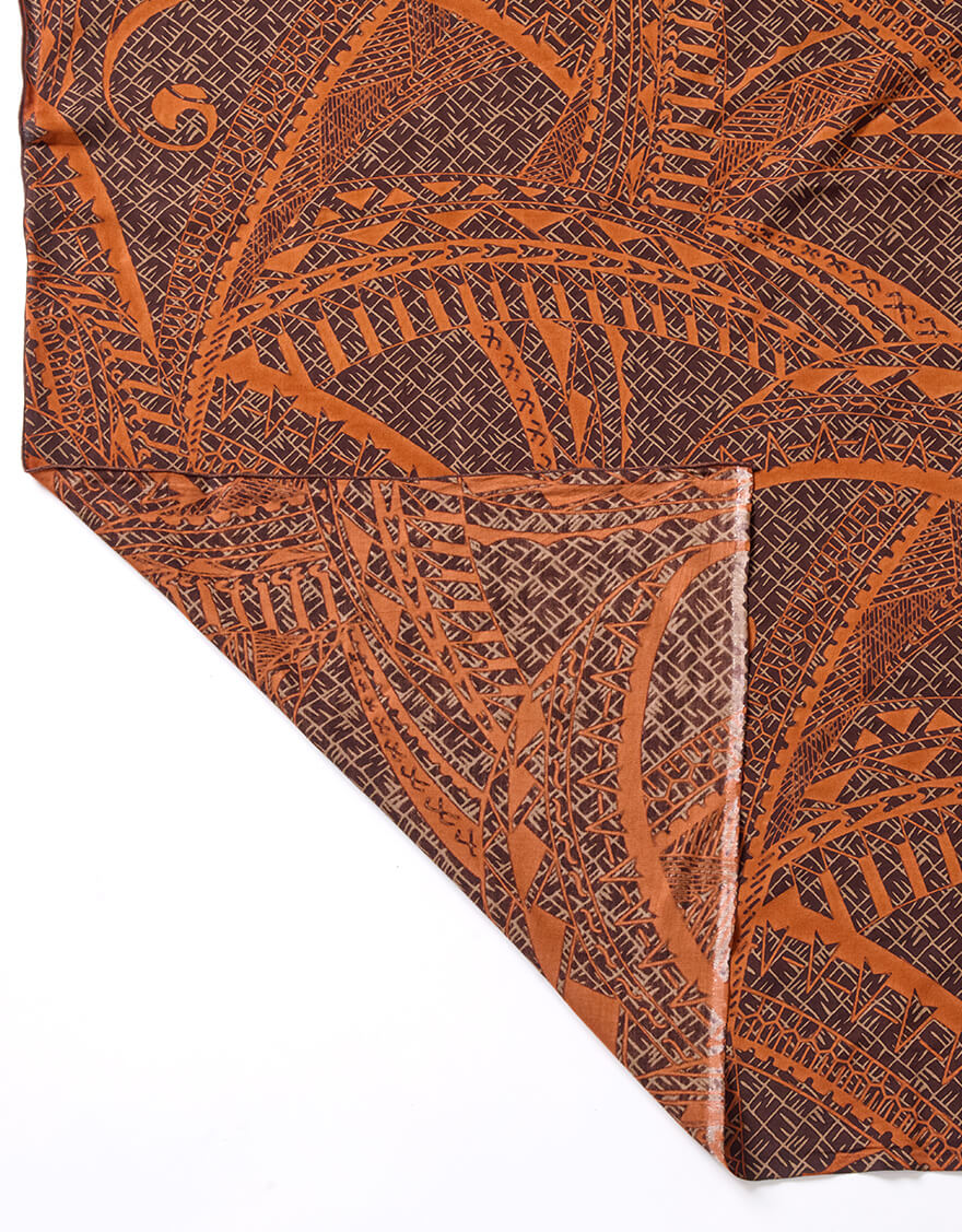 【デザインロング,パレオ】デザインロング（スクロール）サンタン