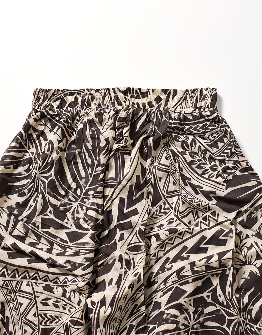 【ボトムス,カジュアルウェア】ワイドパンツ（タパモンステラ）ピンクベージュ