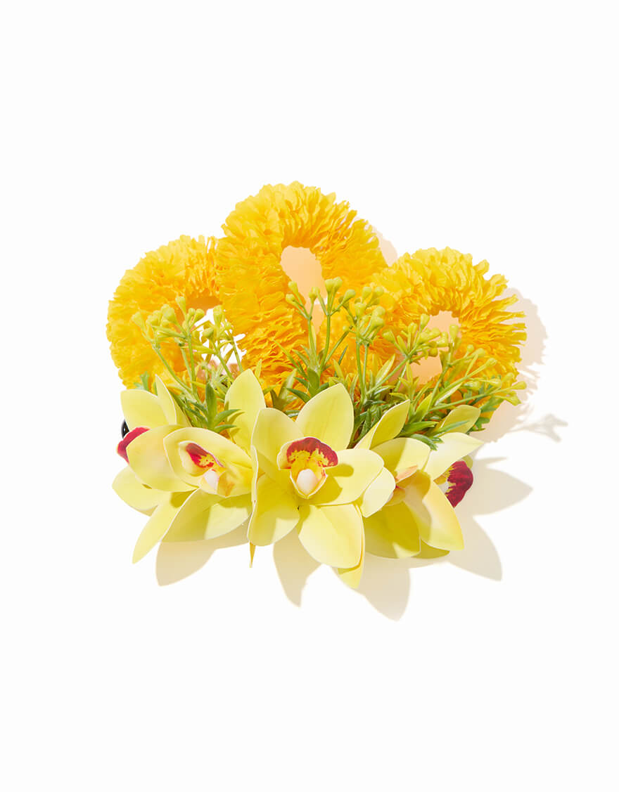 【クリップ/ピック,ヘアーアクセサリー】イリマシンビジウムクリップ