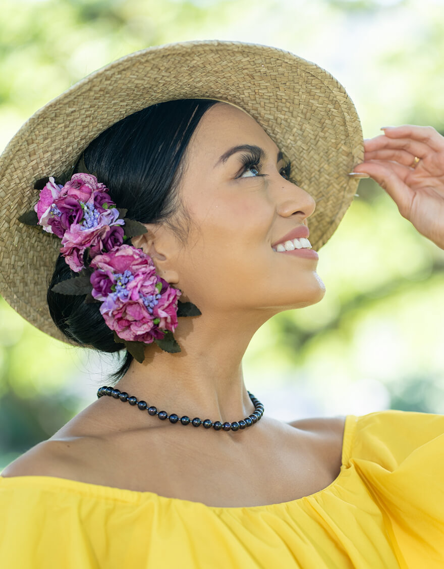 【クリップ/ピック,ヘアーアクセサリー】ローズピティクリップ