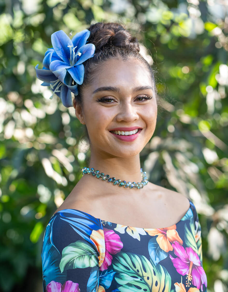 【クリップ/ピック,ヘアーアクセサリー】リリナクリップ（ブルー）