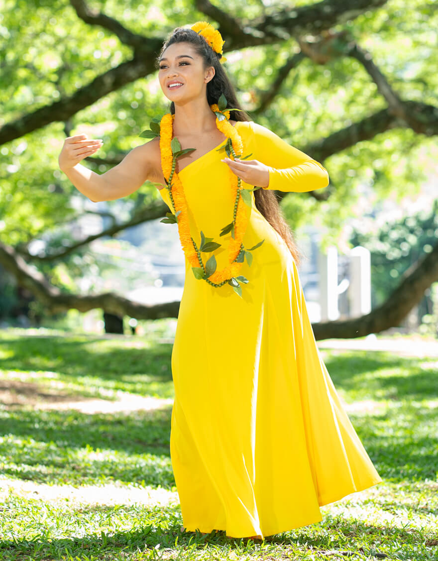 PDC］ストレッチカラーフレアドレス（イリマ） – 【公式】フラダンス