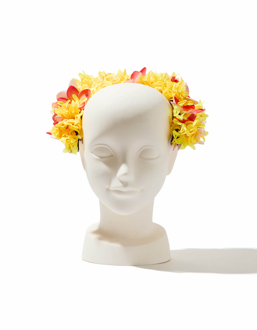 【ナチュラル/その他,ヘッドドレス】カチューシャ（プルメリア）