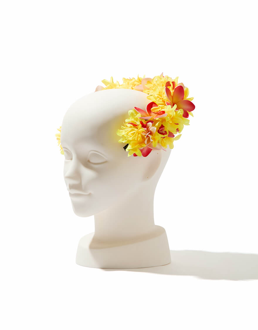 【ナチュラル/その他,ヘッドドレス】カチューシャ（プルメリア）