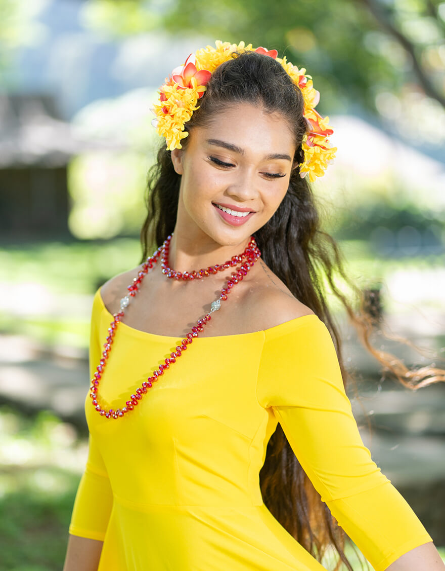 【ナチュラル/その他,ヘッドドレス】カチューシャ（プルメリア）